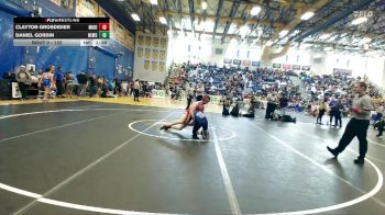132 lbs Cons. Round 4 - Daniel Gordin, Newsome vs Clayton Grosdidier, Middleburg