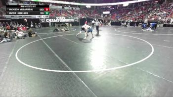 D1-190 lbs Champ. Round 1 - Jacob Hutchins, River Falls vs Jackson Villarreal, Oak Creek