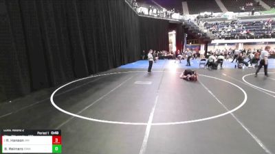 7th - 8th grade - 130 Cons. Round 2 - Rylen Hanson, Immortal Athletics WC vs Brody Reimers, Iowa