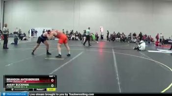 285 lbs Quarters & 1st Wb (16 Team) - Brandon Antesberger, Doane University vs Avery Buckman, Lindsey Wilson (Ky.)