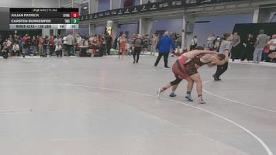 138 lbs Cons. Rd Of 16 - Carsten Burkemper, Team Missouri Select vs Julian Patrick, Black Fox Wrestling Academy