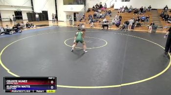 138 lbs 7th Place Match - Celeste Nunez, Indiana Tech vs Elizabeth Watts, Point Park