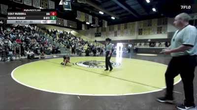 53 lbs Cons. Round 2 - Colt Russell, Unattached vs Nixon Nunez, MTC - MANTANONA TRAINING CENTE