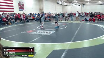 189 lbs Champ. Round 1 - Theo Brown, Sartell-Saint Stephen vs Mason Orth, Rocori