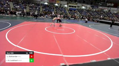 100 lbs Round Of 16 - Jaxon Bohlander, Valley Bad Boys vs Ashton Lockhart, West Grand