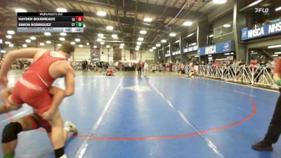 126 lbs Consi Of 64 #2 - Hayden Boudreaux, LA vs Simon Rodriguez, CT