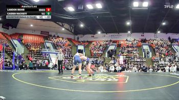 150 lbs Quarterfinals (8 Team) - Caiden Hackett, Yale HS vs Landon Mohr, Madison HS