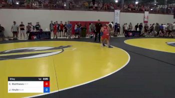 65 kg Round Of 32 - Cole Matthews, Pittsburgh Wrestling Club vs Justin Hoyle, Blue & Gold Wrestling Club