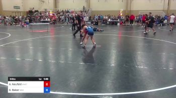 94 lbs Rr Rnd 1 - Addison Neufeld, Unattached vs Gianna Baker, M80 Wrestling Club