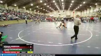 165 lbs Cons. Round 3 - Rohaan Anderson, Cedar Valley vs Corbin Baumgartner, Lone Peak