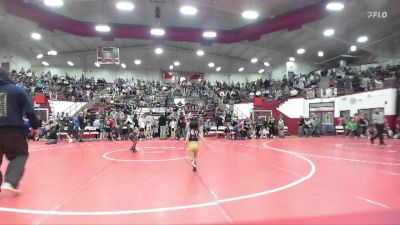 43 lbs 7th Place Match - Naya Rosman, Oak Hill Wrestling Club vs Calvin Grant, Urbana Tigers Wrestling Club