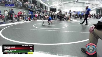 70 lbs 3rd Place Match - Rowdie Bond, Trailhands vs Devyn Gugler, Olathe Raptor