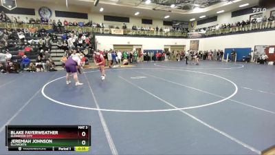 285 lbs Cons. Round 5 - Blake Fayerweather, Glenwood City vs Jeremiah Johnson, Ellsworth