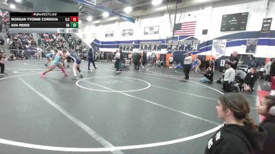 137 lbs Quarterfinal - Ava Reiss, No Affiliation vs Morgan Yvonne Cordova, Elsinore