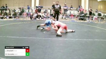 86 lbs Consi Of 8 #1 - Jace Brackett, Team Grand Valley Elite vs Madden Gonzalez, Montanona Training Club