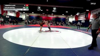 190 lbs 1st Place Match - Demetri Clark, Temecula Valley vs Dylan Natceli, Chaparral