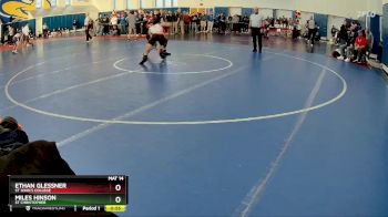 138 lbs Cons. Round 1 - Ethan Glessner, St John`s College vs Miles Hinson, St Christopher