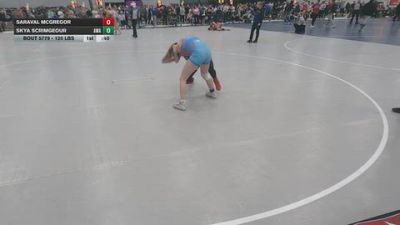 120 lbs Cons. Rd Of 16 - Skya Scrimgeour, Askren Wrestling Academy vs Saraval McGregor