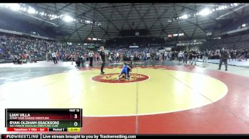 67 lbs Cons. Round 3 - Ryan Oldham (Isackson), Gig Harbor Grizzlies Wrestling Club vs Liam Villa, Scrap Yard Garage Wrestling