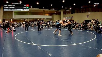285 lbs Quarterfinal - Demo Vogiatzis, Elevation Wrestling Club vs Wyatt Everett, Mustang Wrestling Club
