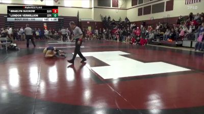 110 lbs Cons. Round 3 - London Vermillion, Southeast Polk vs Braelyn Suckow, Sumner-Fredericksburg