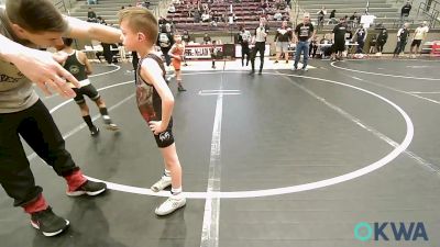 52 lbs Quarterfinal - Weston Myers, Pawhuska Elks Takedown vs Rayden Patton, Broken Arrow Wrestling Club