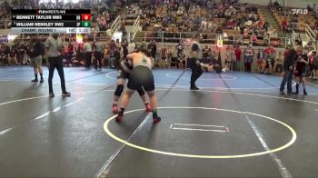 165 lbs Champ. Round 1 - William Hensley SW2, Springfield Spartans vs Bennett Taylor NW3, Eastwood Eagles Wrestling Club