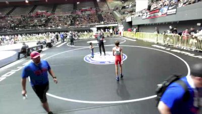 80 lbs Champ. Round 1 - Payton Maya, Madera Wrestling Club vs Jonah Cruz Villamil, Poway Wrestling