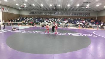 120 lbs Cons. Round 2 - Emma Montgomery, Laramie vs Mae Mandelko, Chadron Girls