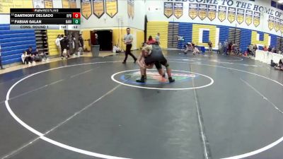 165 lbs Cons. Round 1 - Fabian Galan, Oak Ridge vs Danthony Delgado, Royal Palm Beach