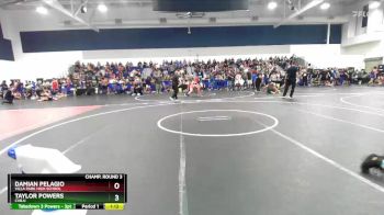 175 lbs Champ. Round 3 - Damian Pelagio, Villa Park High School vs Taylor Powers, CVBJJ