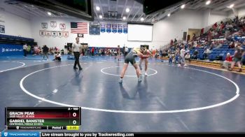 160 lbs 1st Place Match - Gabriel Banister, Centennial Middle School vs Gracin Peak, Sage Valley Jr High