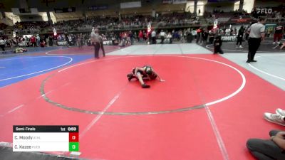 62 lbs Semifinal - Connor Moody, Athlos Wrestling vs Clayton Kazee, Pueblo County WC