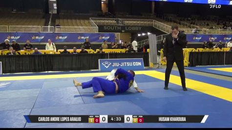 Husam Kharouba vs Carlos Andre Lopes Araujo 2026 Pan Jiu Jitsu IBJJF Championship