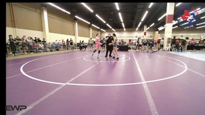 110 lbs Rr Rnd 1 - Dannielle Sizelove, The Woodlands High School Wrestling vs Laila Wetzel, NB Elite Wrestling Club