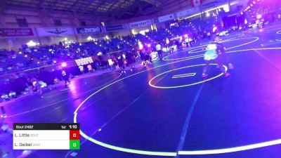 109 lbs Round Of 16 - Laken Little, South Central Punisher WC vs Lily Deibel, Unattached