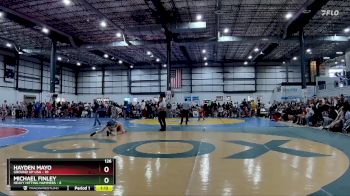126 lbs Semis & 1st Wb (8 Team) - Michael Finley, HEAVY HITTING HAMMERS vs Hayden Mayo, GROUND UP USA