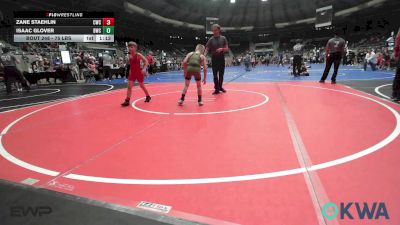 75 lbs Rr Rnd 3 - Zane Staehlin, Cowboy Wrestling Club vs Isaac Glover, Brushy Wrestling Club
