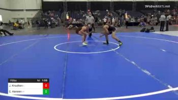 170 lbs Consolation - Joshua Knudten, IL vs Christian Hansen, NY