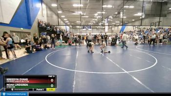 82 lbs Cons. Round 4 - Kreedyn Evans, Cougars Wrestling Club vs Noah Lindgren, Syracuse