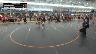 126 lbs Cons. Round 3 - Kaleb Williams, Gladiator Wrestling vs Michael Wilson, Unattached