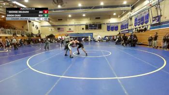 138 lbs Champ. Round 2 - George Delgado, Jesse Bethel High School vs Orion Chau, Mission San Jose