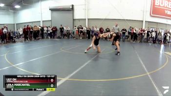 121-127 lbs Quarterfinal - Lily Oh, Legend Wrestling Club vs Leila Marcantel, Bandits