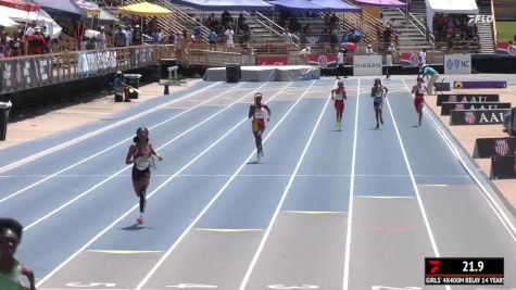 Youth Girls' 4x400m Relay, Semi-Finals 8 - Age 13-14
