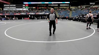 125 lbs Champ. Round 2 - 9 Kobi Johnson, Providence vs Braden Ledford, Friends