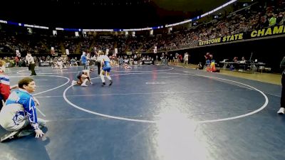 132 lbs Round Of 32 - Joseph Mastrofilippo, Bethlehem Area vs Landen Hassel, Sharpsville