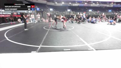 138 lbs Rr Rnd 1 - Kaylan Hitchcock, MoWest Fire Dragons vs Sadie Sehnert, Mid-MO