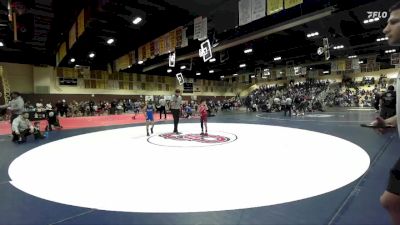 71 lbs Quarterfinal - Urijah Vasquez, Elite Force WC vs Abijah Barajas, Jr Panther Wrestling