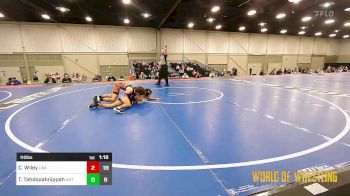 110 lbs Rr Rnd 3 - Cash Wiley, LWA 14U vs Talon Tahdooahnippah, Untouchables 14U