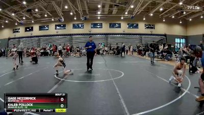 84 lbs Round 6 (8 Team) - Kaleb Pollock, Brawler Elite vs Gage McCormick, Reaper WC